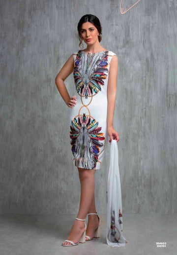 Abito Tubino Italia Couture con Stola AB52+AT01